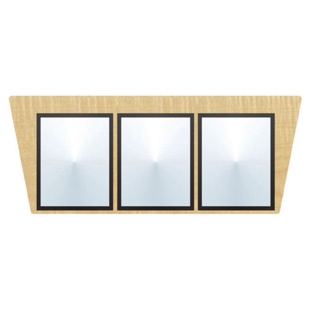 Hubert 15298 - Menu Board, 3-pocket, Wall-mount