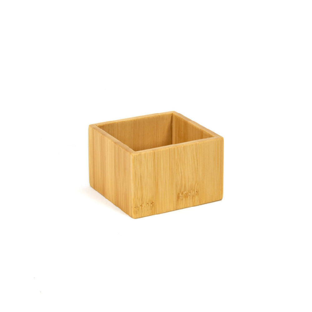 FOH BHO138BBB23 Buffetware Napkin Holder 3-3/4" X 3-3/4" X 2-1/4"H Square