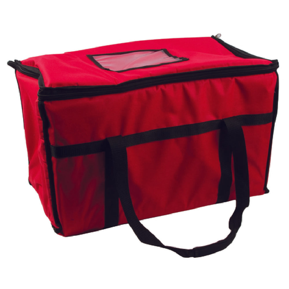 San Jamar FC2212-RD Food Carrier 22"W X 12"D X 12"H Heavy Vinyl Exterior