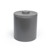 FOH RIB054GYL21 3.5qt Round London Ice Bucket Smoke With Belize Smoke Lid Includes One RIB017GYL21-BTM 3.5qt Round London Ice Bucket Base Smoke