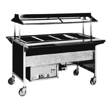 Atlas Metal CABT-3 Cold Food Serving Counter 50"L Refrigerated Cold Pan