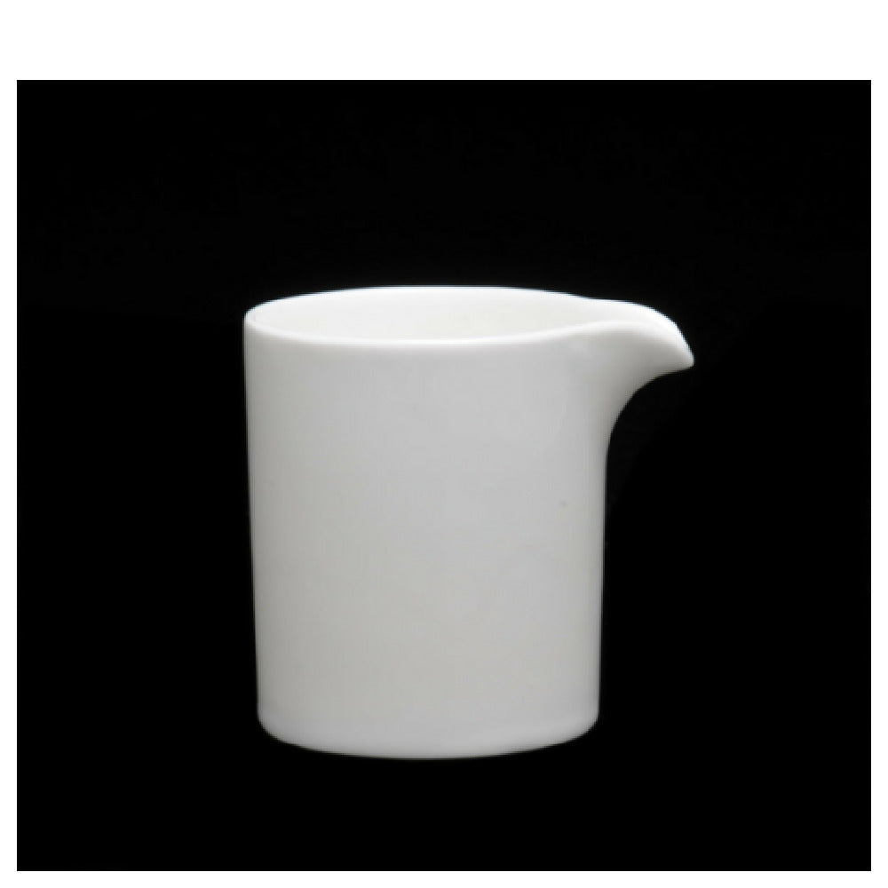 Fortessa ALU-00-070 Cylindrical Creamer 2.75x2.25" (6x7cm) 4.5 Oz. Dishwasher Safe