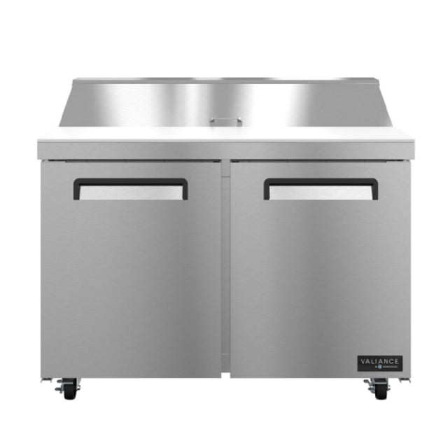 Hoshizaki VSR48A-12 Valiance Series Sandwich Prep Refrigerator Two-section 48"