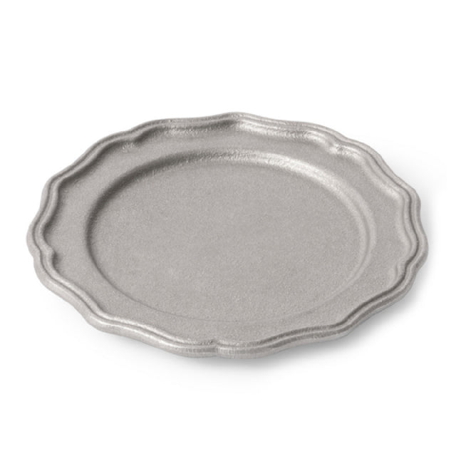 Bon Chef 1025 Queen Anne Bread & Butter Plate 5" Aluminum With Pewter-Glo Finish