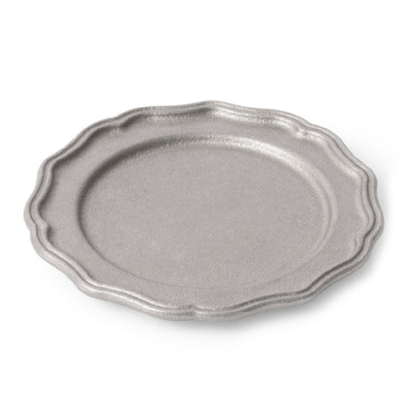 Bon Chef 1025 - Queen Anne Bread & Butter Plate, 5", Aluminum With Pewter-Glo Finish