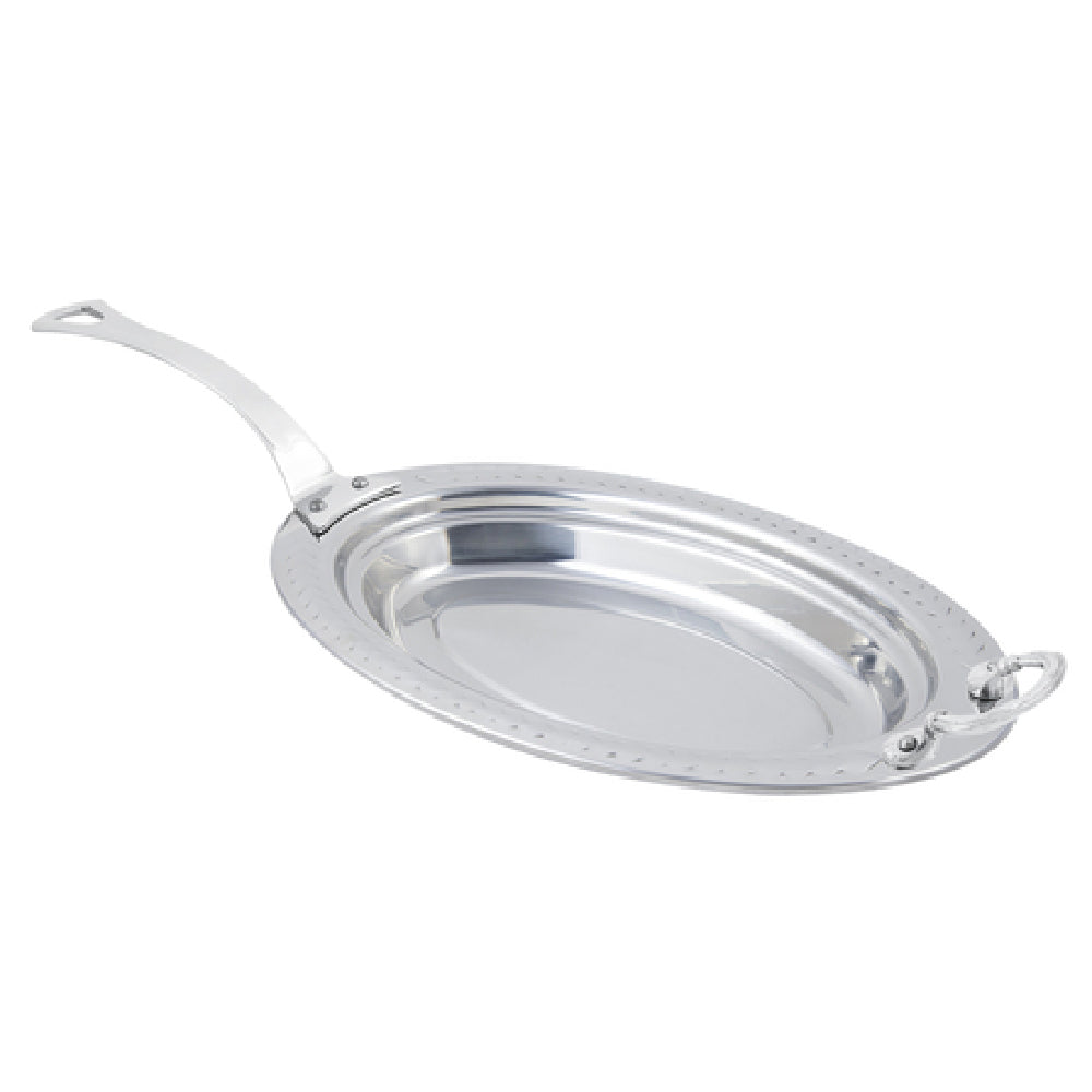 Bon Chef 5488HLSS - Food Pan, Full Oval, 2-1/2 Qt. (80 Oz.) Capacity