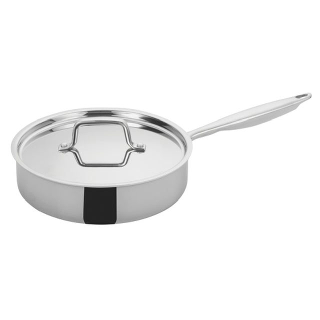 Winco TGET-3 Tri-Gen™ Induction-Ready Sauté Pan 3 Qt. 9-1/2" Dia. X 4-1/3"H