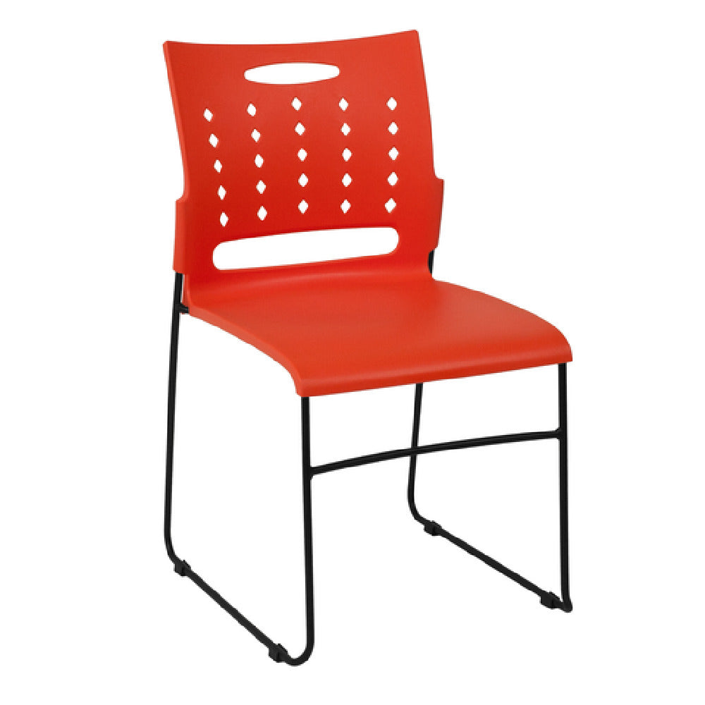 Flash Furniture RUT-2-OR-GG Hercules Series Stacking Chair 881 Lb. Weight Capacity