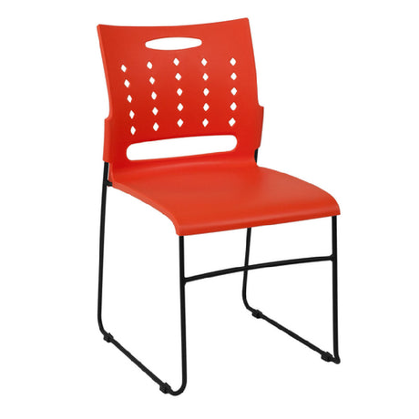 Flash Furniture RUT-2-OR-GG Hercules Series Stacking Chair 881 Lb. Weight Capacity