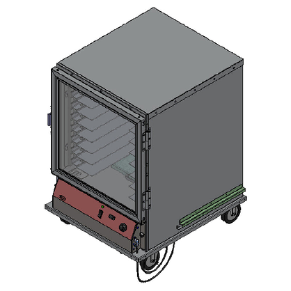 BevLes Company PICA44-16INS-A-1R1 Proofing Cabinet (donut Proofer) Mobile Half Height