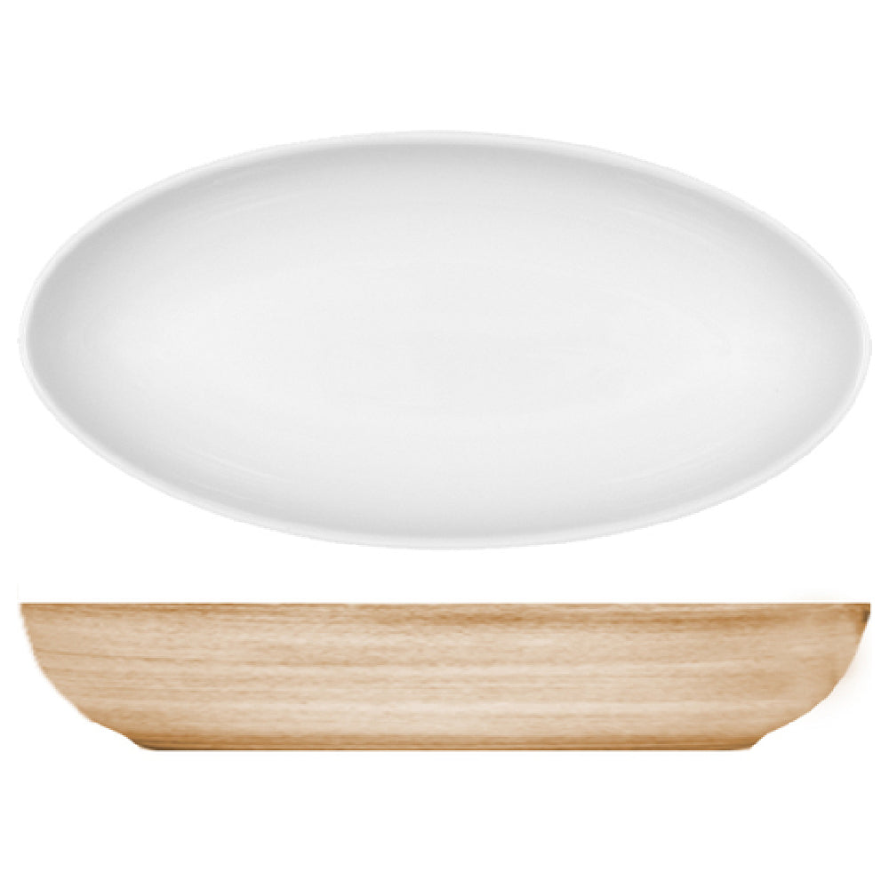 Bauscher Hepp 306223-820301 - Relish Dish, 9-1/5" X 4-2/5" Dia., Oval