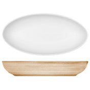 Bauscher Hepp 306223-820301 - Relish Dish, 9-1/5" X 4-2/5" Dia., Oval