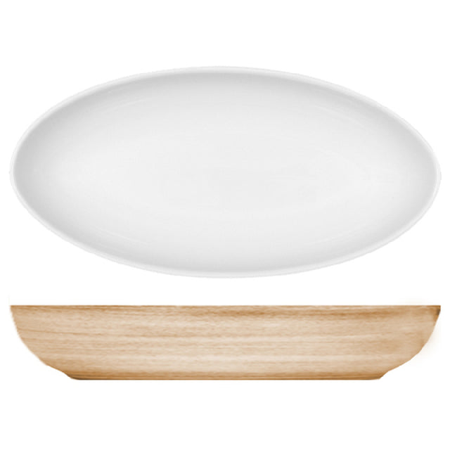 Bauscher Hepp 306223-820301 - Relish Dish, 9-1/5" X 4-2/5" Dia., Oval