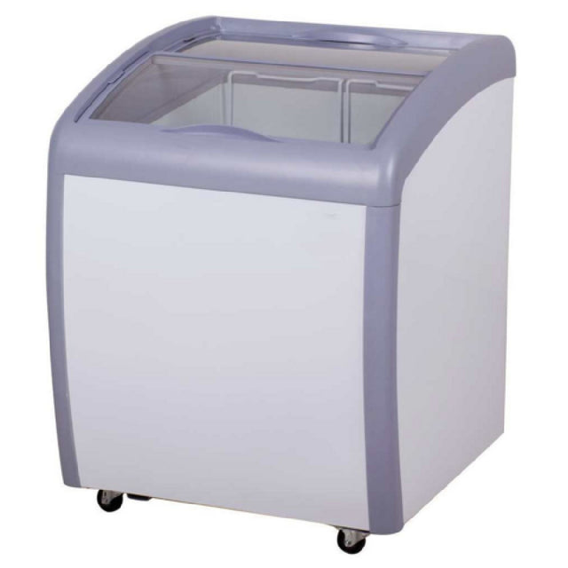 USR Brands XS160 Coldline Ice Cream Freezer Curved Glass Top 26"W
