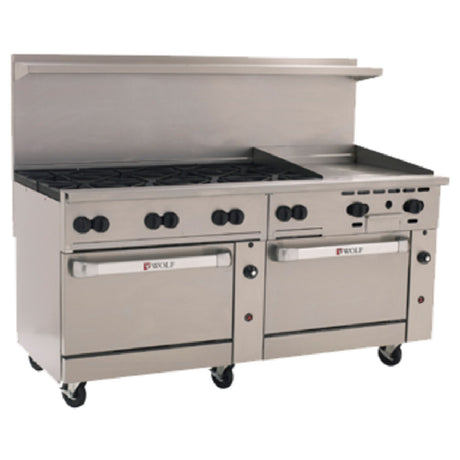 Wolf C72SS-8B24G_LP Challenger XL™ Restaurant Range 72" Gas