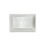 By The Earth Living SP057 Rectangular Platter 12" X 8" Speckled