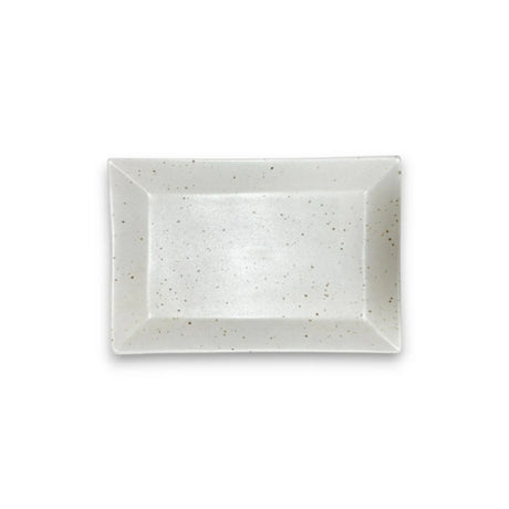 By The Earth Living SP057 Rectangular Platter 12" X 8" Speckled