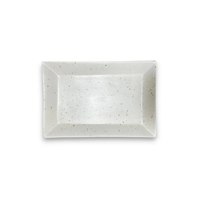 By The Earth Living SP057 Rectangular Platter 12" X 8" Speckled