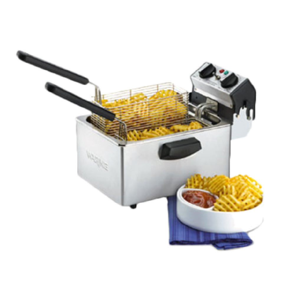 Waring WDF75RC Countertop Deep Fryer Electric 8-1/2 Lb. Capacity