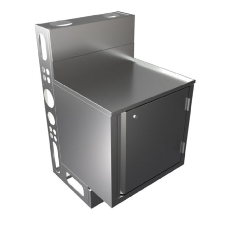 BK Resources UBC-DW-21-W24HL Top Shelf Underbar Cabinet Flat Top With Raised Edge