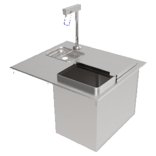 GSW USA IBWS-H Ice & Water Unit Drop-in Includes Single Service Glass Filler With 8-1/2" Clearance