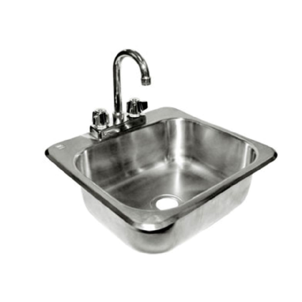 GSW USA HS-1615I Drop-In Hand Sink One Compartment 15-3/4"W X 15-1/4"D X 15"H Overall Size