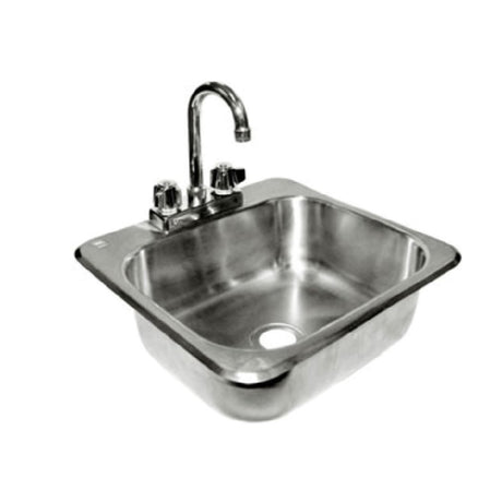 GSW USA HS-1615I Drop-In Hand Sink One Compartment 15-3/4"W X 15-1/4"D X 15"H Overall Size