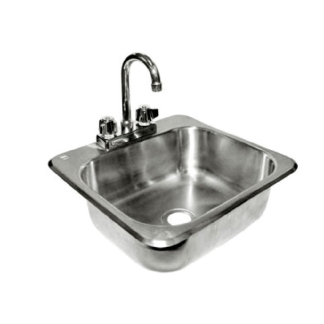 GSW USA HS-1615I Drop-In Hand Sink One Compartment 15-3/4"W X 15-1/4"D X 15"H Overall Size