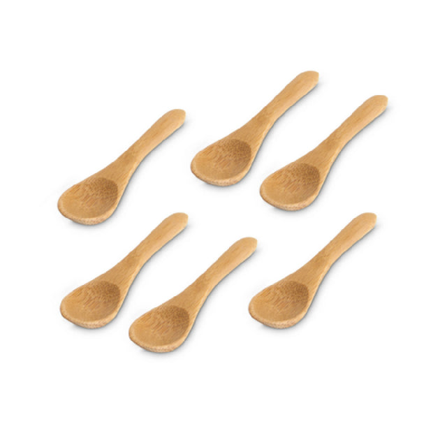 Harold Import Co. 4044 Maison Du Fromage Reusable Mini Serving Spoon Set Includes (6) 3.5" X 0.75" X 0.25" Spoons