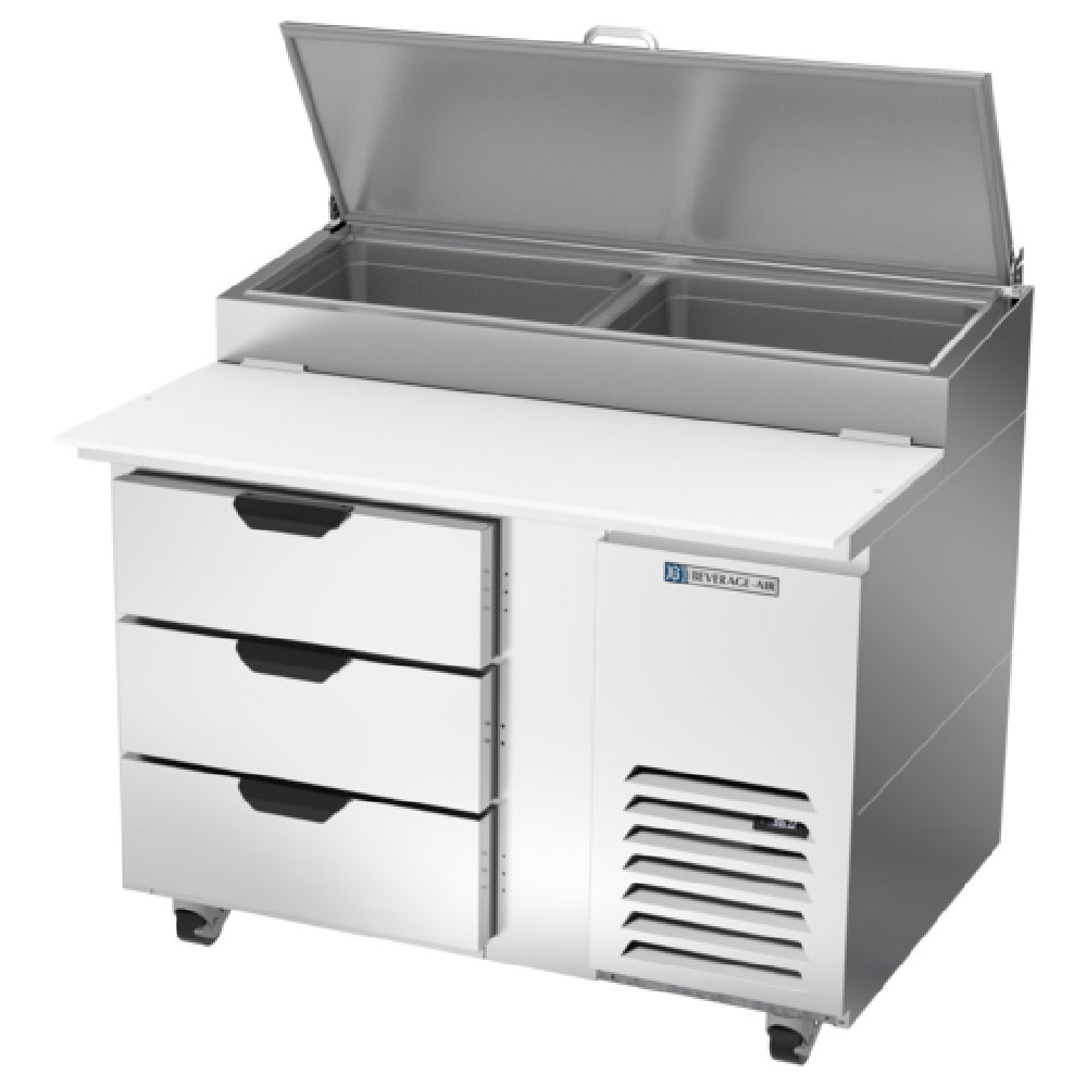 Beverage Air DPD46HC-3 Pizza Top Refrigerated Counter One-section 46"W