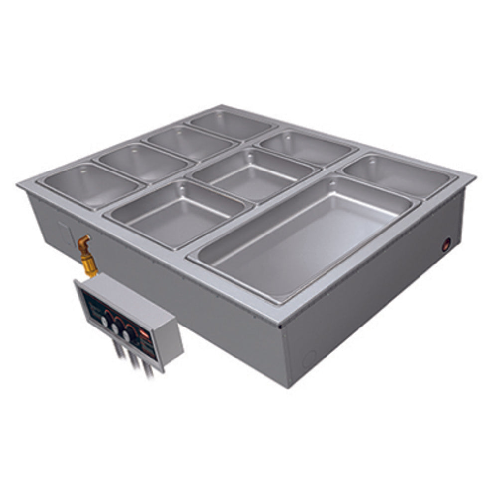 Hatco HWBI43-1DA Drop-In Modular/Ganged Heated Well With Drain & Autofill (1) 4/3 Size Pan Capacity