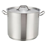 Winco SST-80 Premium Induction Stock Pot 80 Qt. 19-3/4" Dia. X 15-3/4"H