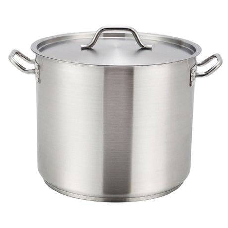 Winco SST-80 Premium Induction Stock Pot 80 Qt. 19-3/4" Dia. X 15-3/4"H