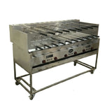 Hickory Industries Inc. CHUSSACSO 6 Rotisserie Churrasco Gas With Grill 19 Knife Spits On Individual Motors