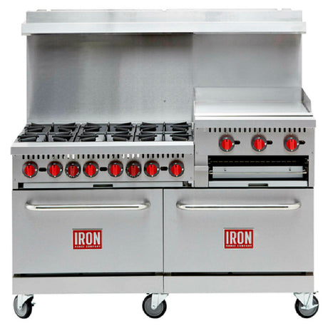 Iron Range IR-6B24RG Commercial Range Natural Gas 60"W