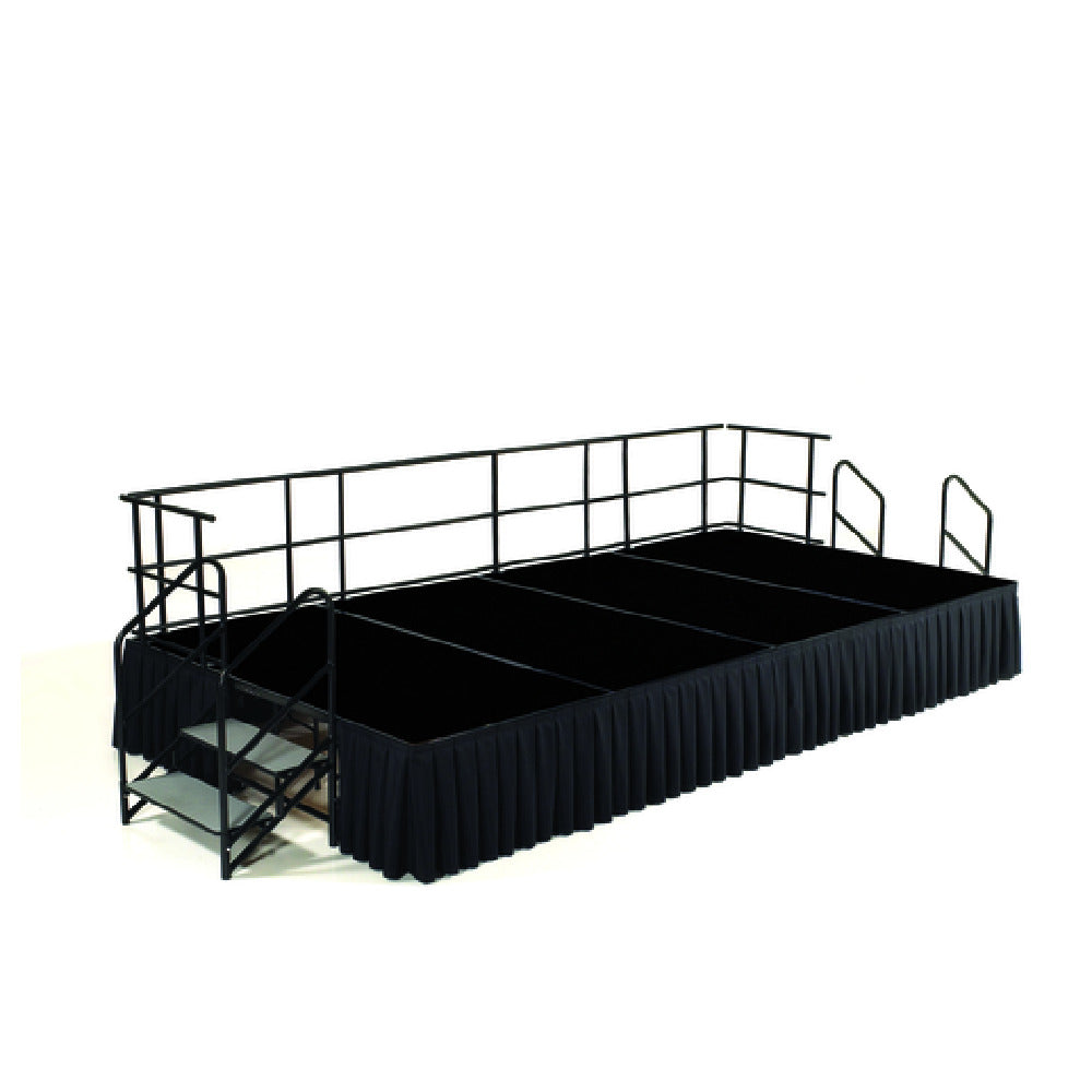 National Public Seating SG362404 NPS® Stage Group 96"W X 144"D X 24"H 200+ Lbs. Per Sq. Ft. Load Capacity