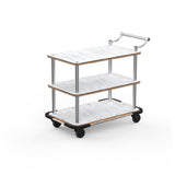 Steelite MGCRNX12CSXX Mogogo Buffet Solutions Roll'n Service Cart 41-1/2" X 21" X 36"H