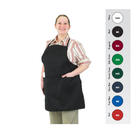 John Ritzenthaler Company 601BAO-3-NV Chef Revival® Front-of-the-House Gourmet Bib Apron 28" X 30"