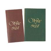 Menu Solutions L701B Wine List Cover 4-1/4" X 11" Folded Insert (elastics Not Included)