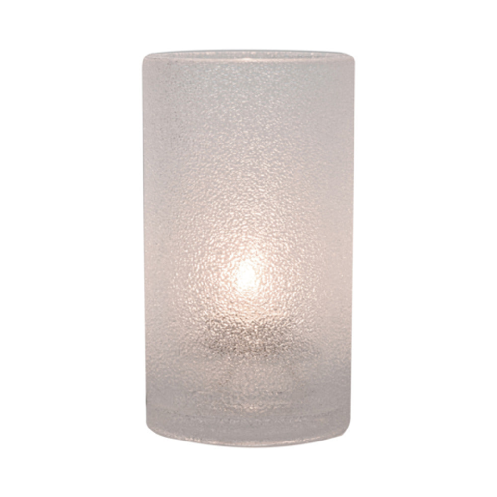 Hollowick 43517CI Clear Ice Silo 5" Glass Cylinder 5"H X 2.63" Dia. (mm: 127 H X 67 Dia.)