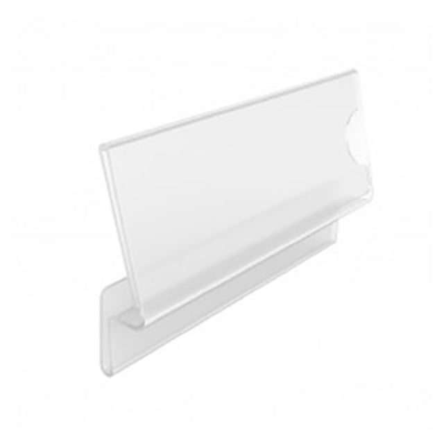 Bauscher Hepp 55.0228.9900 - Label Holder, 3-1/8" X 1-7/8", Front