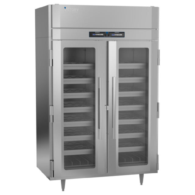 Victory WCDT-2D-S1-HC Dual Temperature Refrigerated Wine Cooler Powered By V-Core™