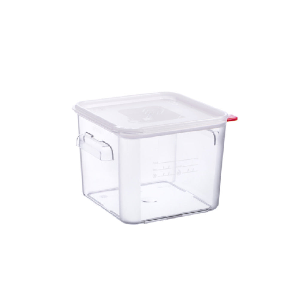 Carlisle 31853 Araven Food Storage Container 6.3 Qt. 8-7/8"W X 8-7/8"D X 7-1/2"H