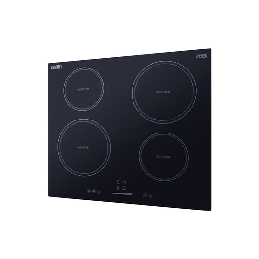 Summit SINC4B241B Induction Cooktop 24" Wide 4 Burners