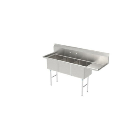 GSW USA SH18243R Sink Three Compartment 75-3/8"W X 30"D X 45"H