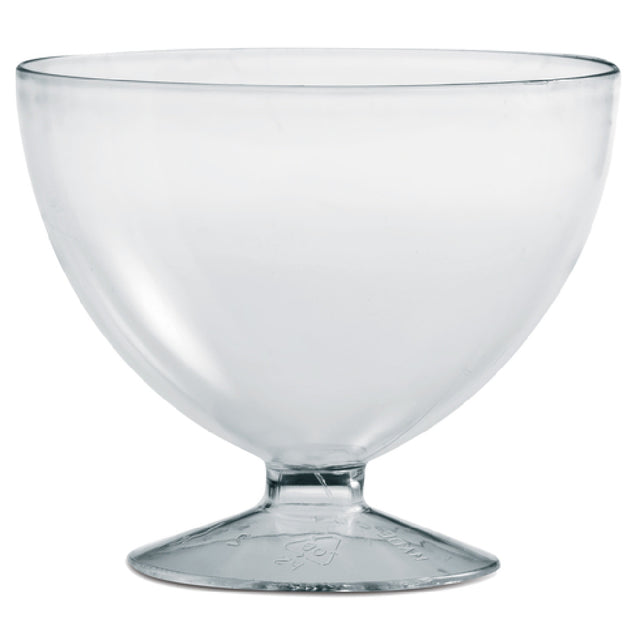 JB Prince RB120 C Martellato Disposable Goblet Glass 6 Oz. 3-1/2" Dia. X 2-15/16"H