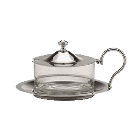 Bauscher Hepp 15.2280.0000 - Cheese Dish, 3-3/16"H (81mm), 18/10 Stainless Steel