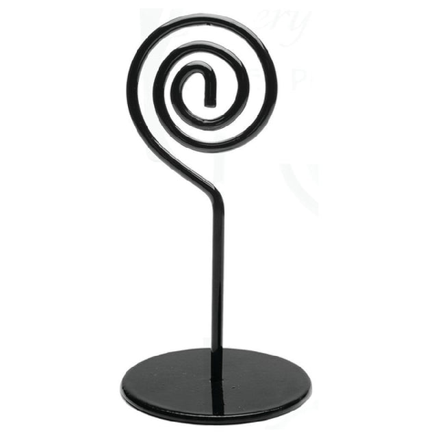 Hubert 22091 - Sign Holder, 2" Dia. X 4"H, Round Flat Base