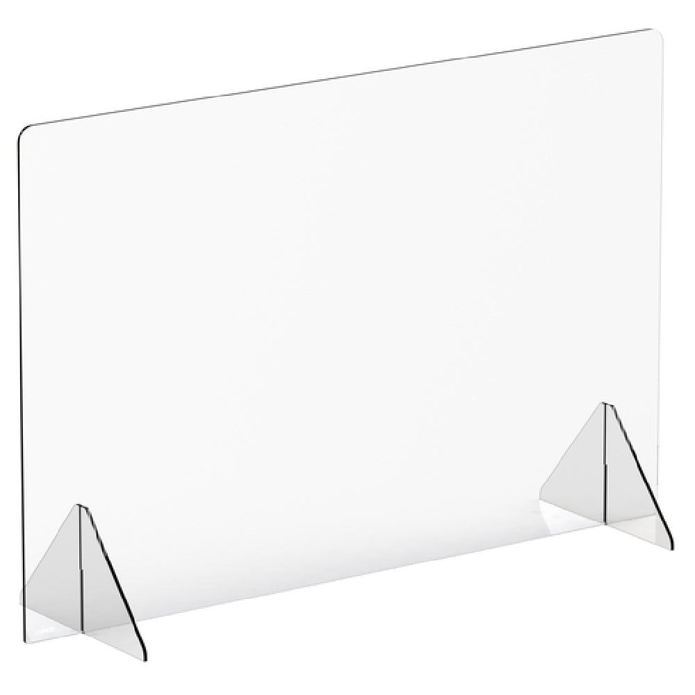 Winco ACSS-4832 Safety Shield 48”W X 32”H X 14"D Countertop