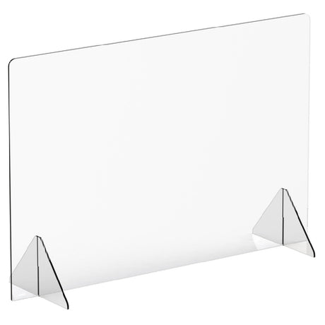 Winco ACSS-4832 Safety Shield 48”W X 32”H X 14"D Countertop